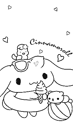 Free Cinnamoroll Swimming Image