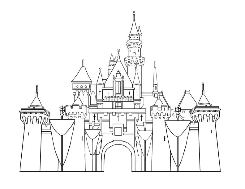 Printable Castle Coloring Pages For Kids