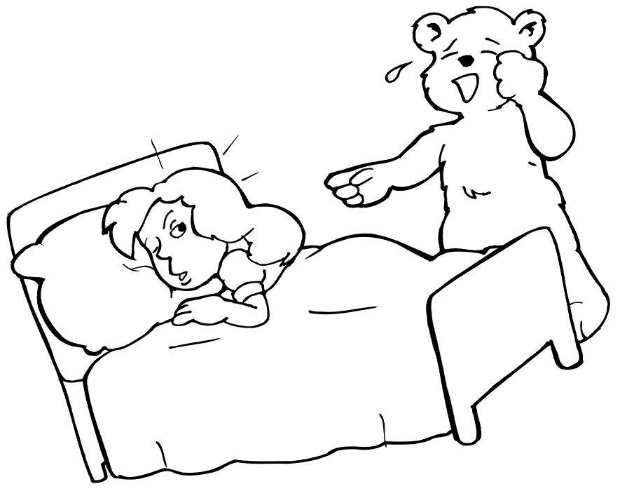 Bed Printable Image