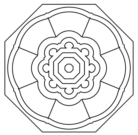 Kaleidoscope Free Printable