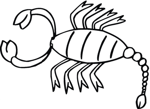 Printable Scorpion Free Picture