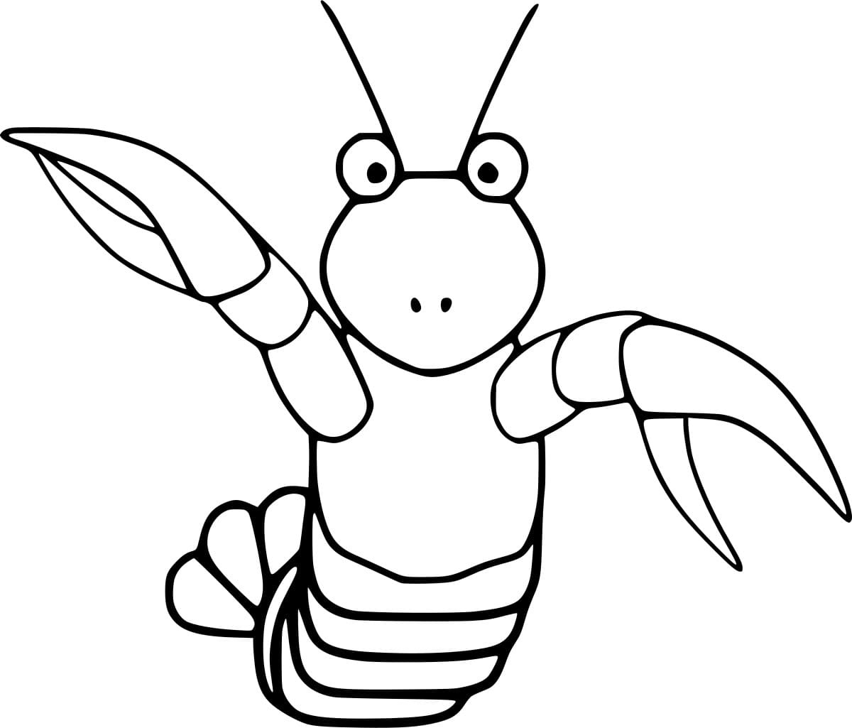 Easy Cartoon Lobster
