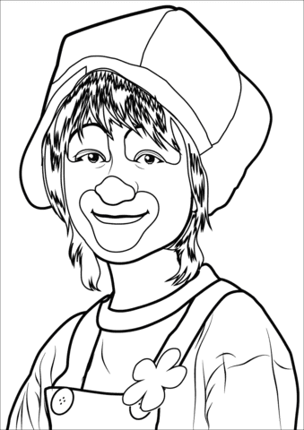 Smiling Clown For Children