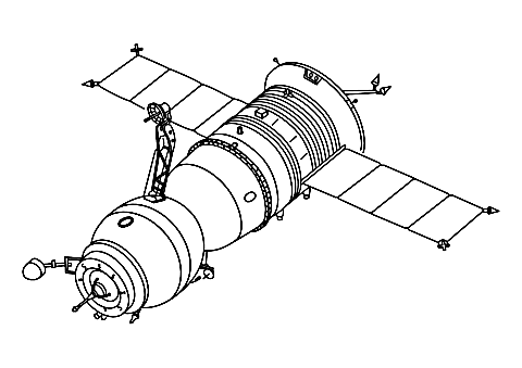 Progress Cargo Spacecraft For Children