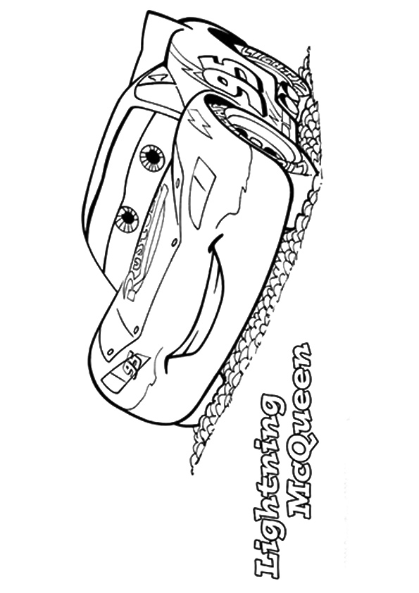 Cars The Lightning McQueen A4 Disney
