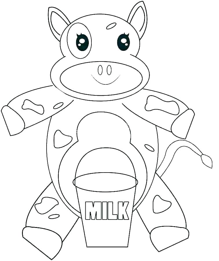 Cow With Milk Cup