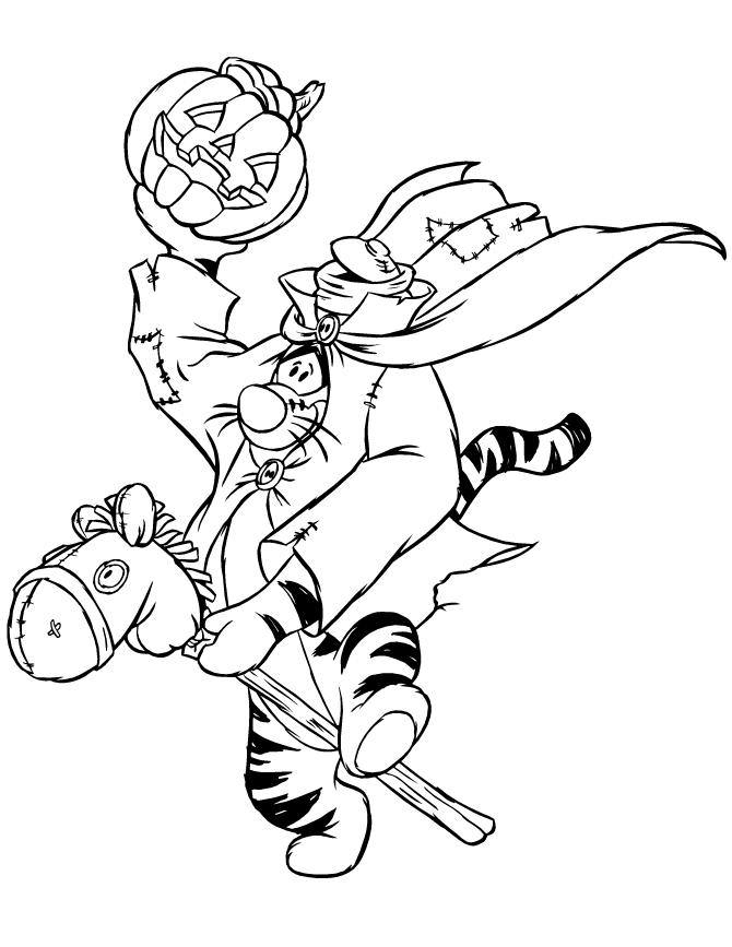 Halloween_tigger_as_headless_horseman_coloring_page
