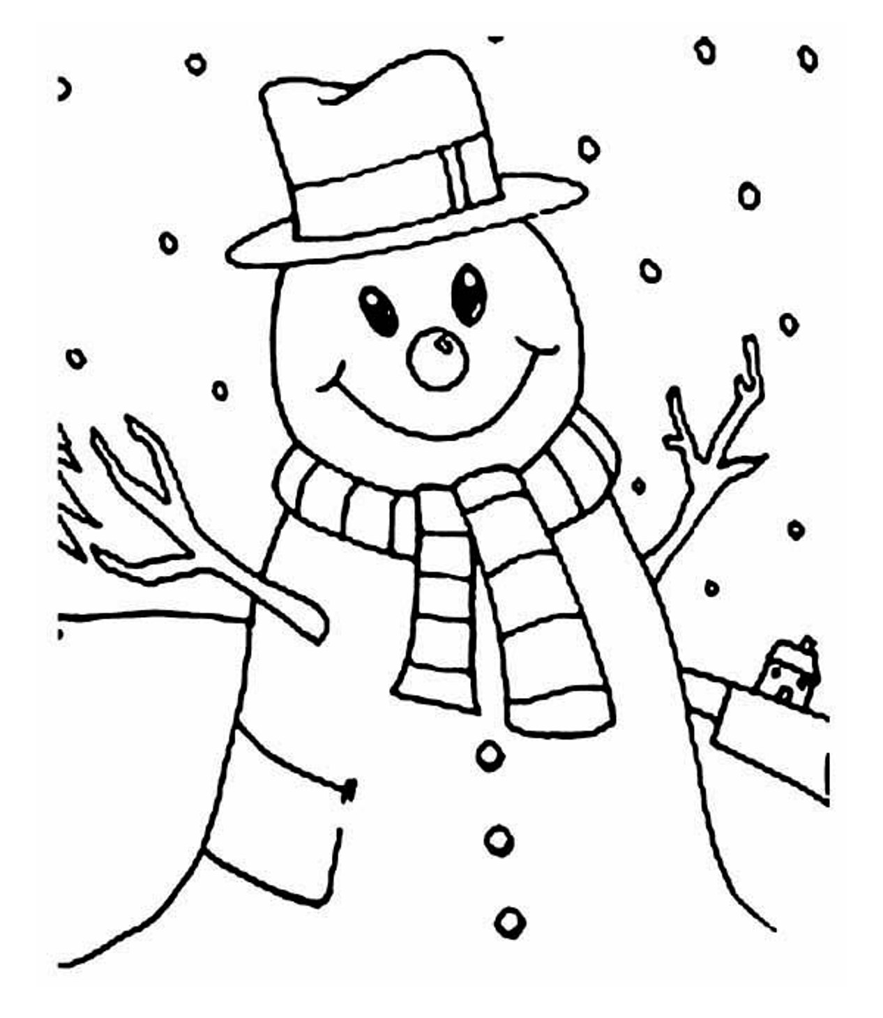 Smiling Snowman S5a5d