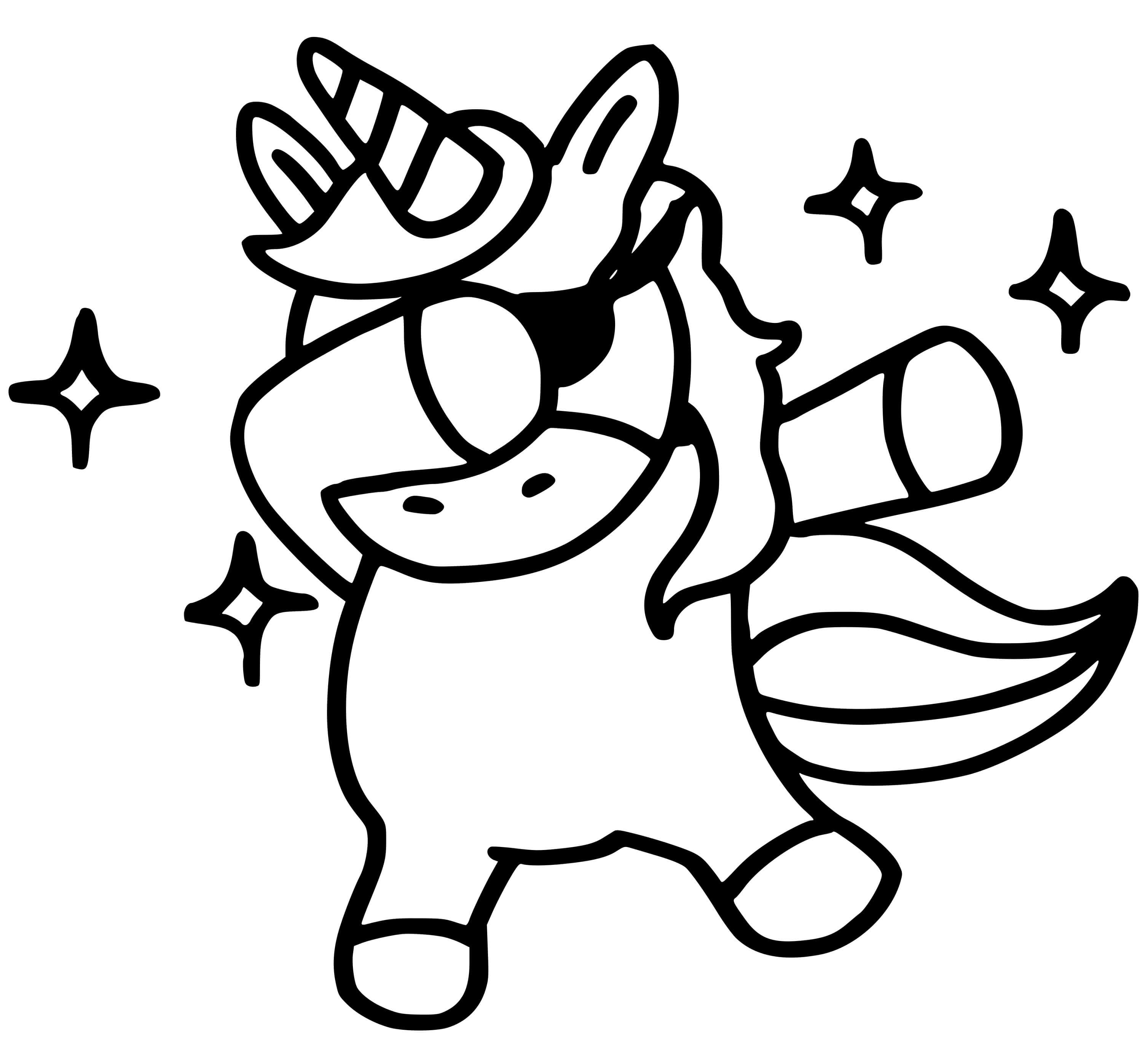 Unicorn Emoji Dab